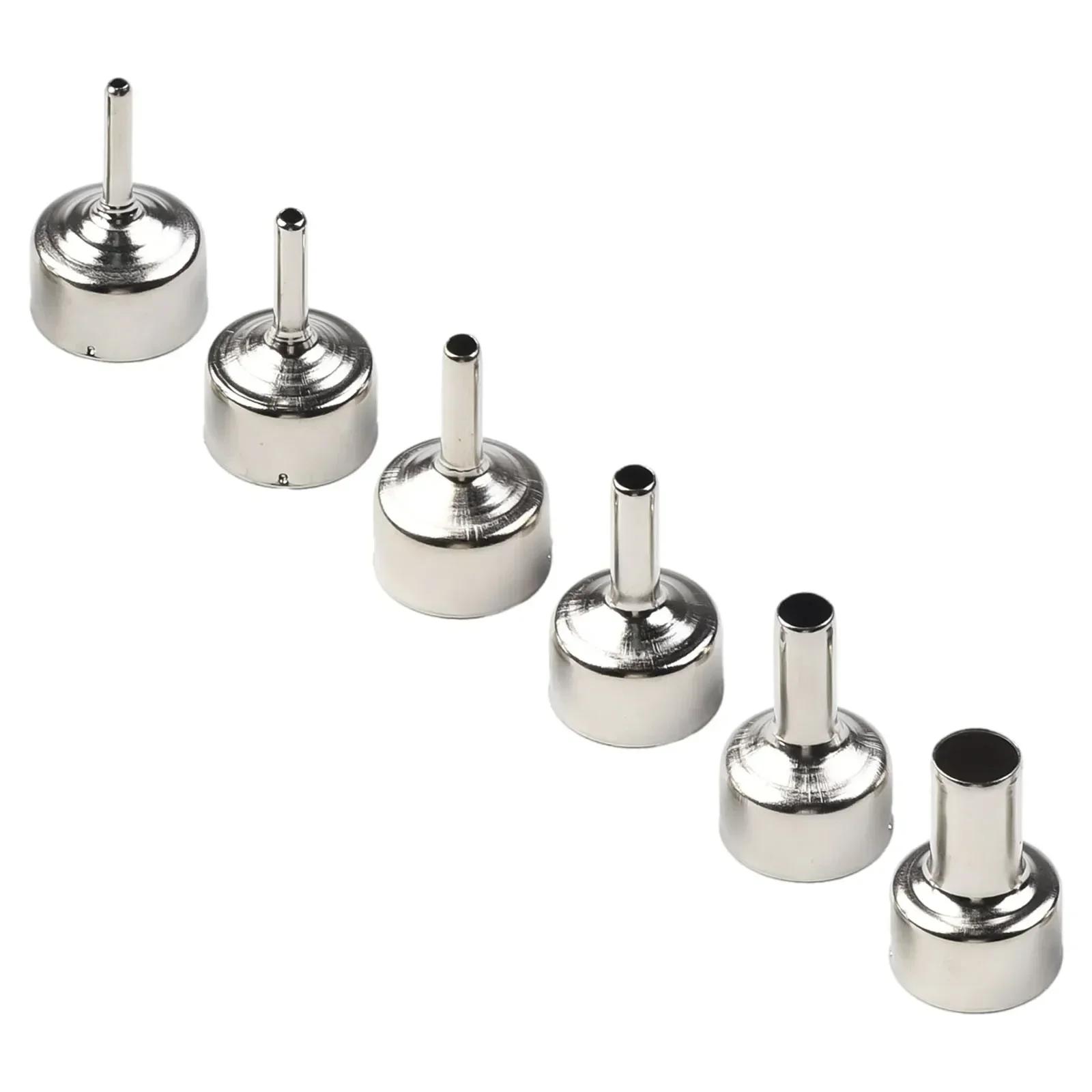 6pcs/set 22mm Universals Nozzle Hots Air Station Round Nozzles Welds Nozzles For 858D+8586 Soldering Welding Hot Air Stations 5