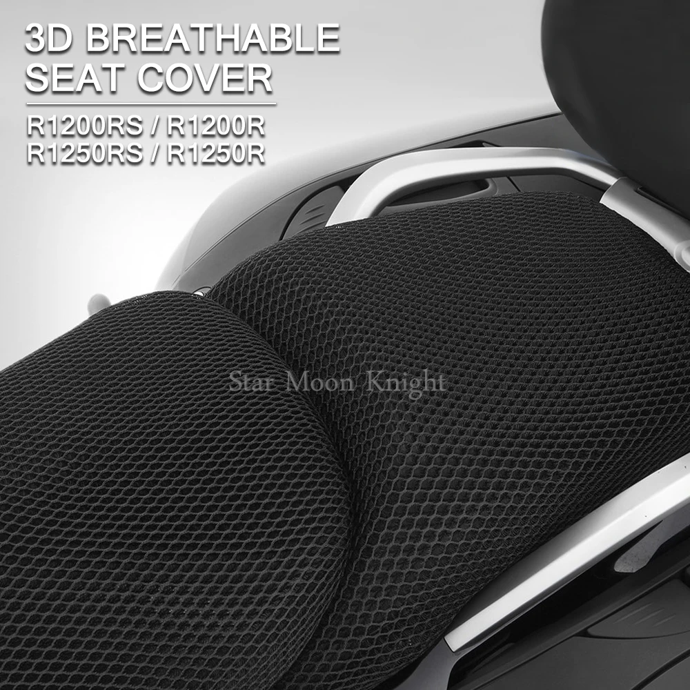 

Motorcycle Accessories Protecting Cushion Cool Covers For BMW R1250RS R1250R R1200RS R1200R LC Nylon Fabric Saddle Seat Cover