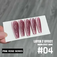 12ml Winter Spring Popular Online Selling Northern Lights Cat Eye Gel Nail Polish Glass Bead Cat Magnetic Gel 6