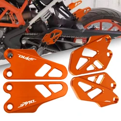 2022 Motorcycle Front Rear Foot Peg Footrest Rear set Heel Plates Guard Protector for KTM Duke 390 125 200 DUKE 2017-2020 2021