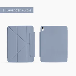 Premium Folio Case with Magnetic Closure and Y - Fold Design - iPad Pro 13 - inch (Lavender Purple)
