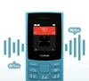 Nokia 105 4G 2023 Feature Phone Dual SIM Bluetooth 5.0 multi-language Hebrew Keyboard long standby used phone 5