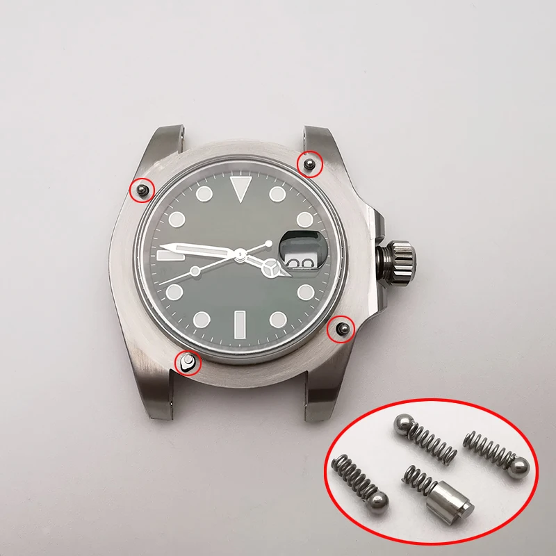 1 Set Di Cornici Per Orologi Interno Click Spring E Steel Balls Bezel Stop Switch Per Submariner 116610,126610 Aftermarket Watch Parts