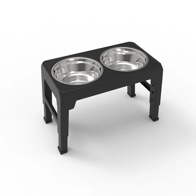 BOOTEELY Adjustable Elevated Dog Feeder 6
