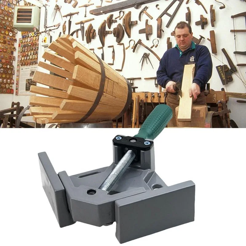 Description Picture 3 of item90 degree angle welding corner Right Angle Fixing Clip Clamp Holder Woodworking Photo Frame glass clamp Hand Tool For Furniture