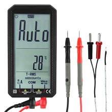 

Portable Digital Smart Touch 6-in-1 Voltage/ Current/ Resistance/ Frequency/ Capacitance/ Temperature Multimeter