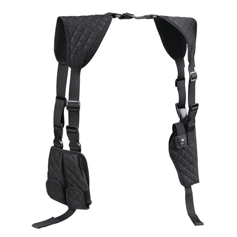 Tactical Shoulders Underarm Concealed Holsters Portable Stealth Pistol Holster Double Magazine Hidden Gun Pouches Accessories