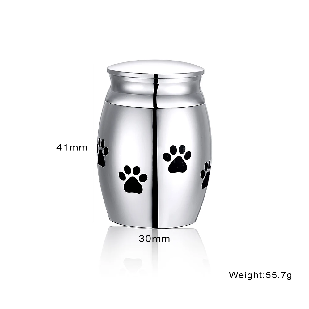 316 Stainless Steel Cremation Urn-Funeral Holder Keepsake High Polished Human Pet Ashes
