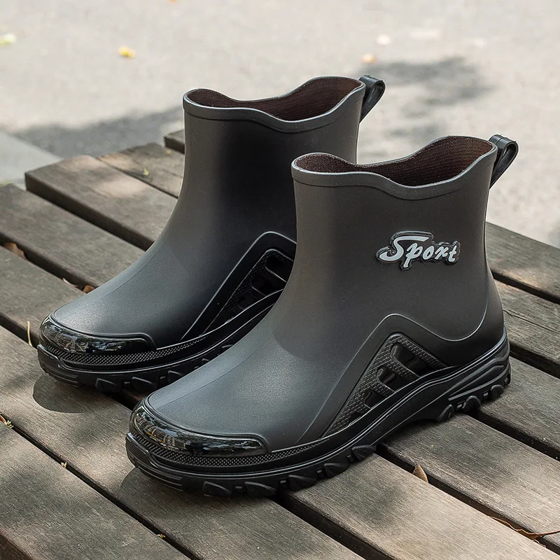 Thick Sole Wedge Heel Chelsea Boots Fashion Non-slip Waterproof Short Tube Plus Velvet Platform Boots Large Size Winter Boots