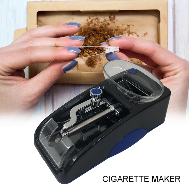 Máquina eléctrica para liar cigarrillos, inyector automático de rodillo de  tabaco, accesorios para fumar, herramienta para fumar con enchufe europeo -  AliExpress