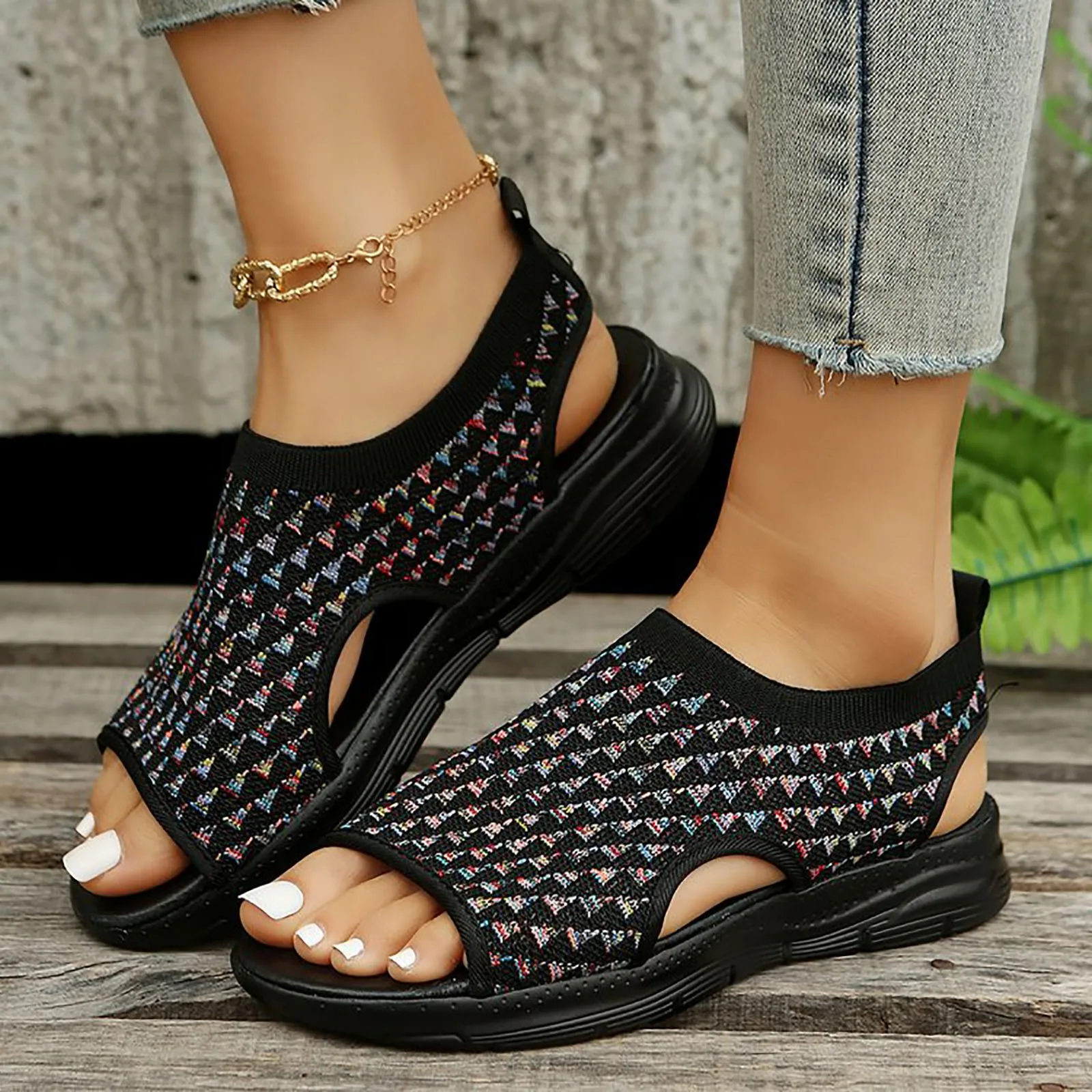 Cheap Flat Sandals For Women Under 10 Dollars Women Summer Flats Fashion  Bohemia Flip Flops Beach Cute Sandals Comfortable Shoes