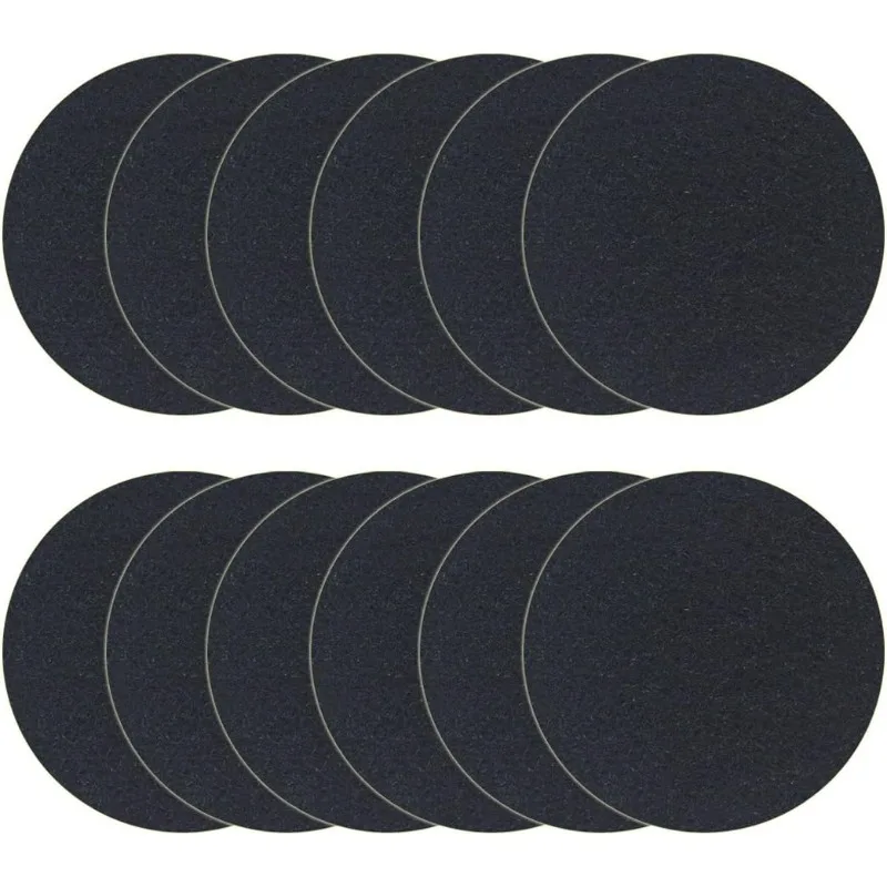 6.7inch Charcoal Filters for Kitchen Compost Bin Pail Replacement Filter Countertop Home Bucket Refill Sets, Round