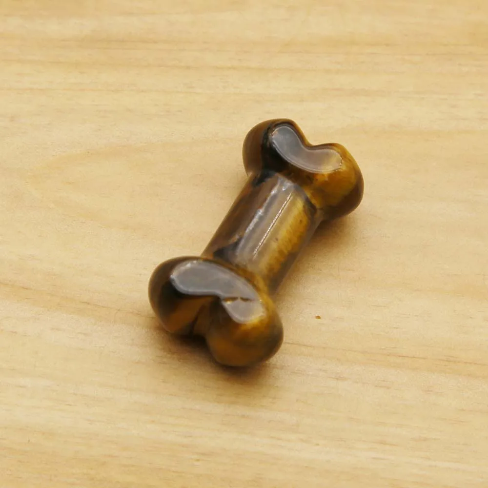 Natural Stone Crystal Agate Carved Bone Decoration Mini Fashion Reiki Charm Home Office Gift Jewelry Accessories Wholesale 12Pcs