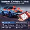 KINGBOLEN K7 Full System Diagnostic Tool Auto OBD2 Scanner 28 Resets ECU Coding Active Test 3 Years Free pk Thinkscan Max 2 4