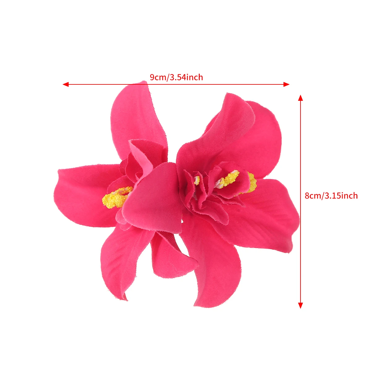 Hawaii Flowers Hairpin Simulated Orchid  Hair Clips Bohemia Bridal Hair Clips Hairpins Barrette For Wedding Hair Accessories