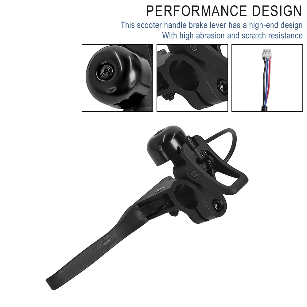 Universal Bremshebel Griff mit Glocke für Ninebot F20 F30 F2Plus Max G30 Für Xiaomi M365 Elektrische Roller Glatte Brems Griff – Detail 3