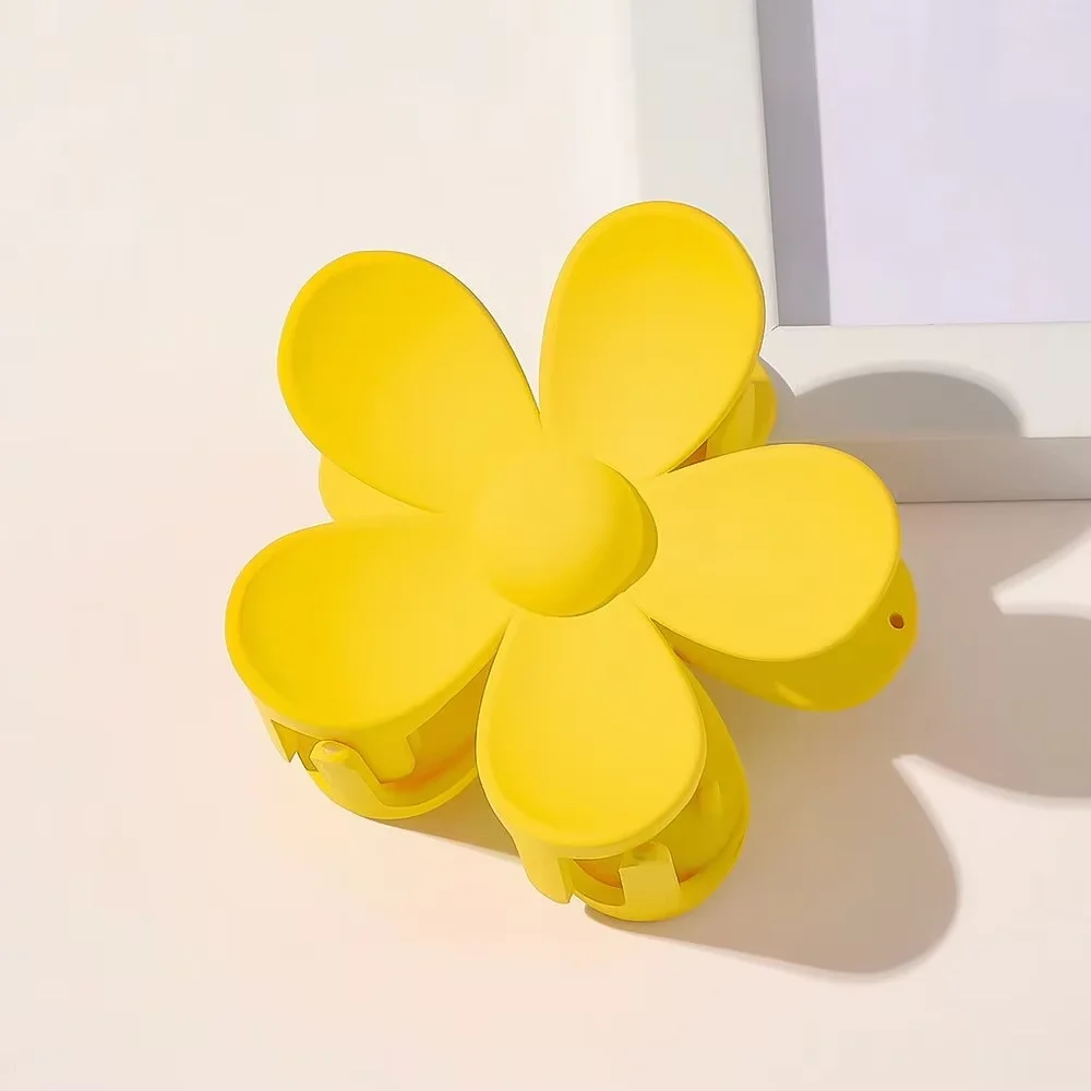 Große Blumen-Klauenklammern für Frauen, dickes Haar, Mädchen, Dasiy, starker Halt, matte Haarklammern, Kopfbedeckung, Haarspange, Haar-Accessoires – Detail 15