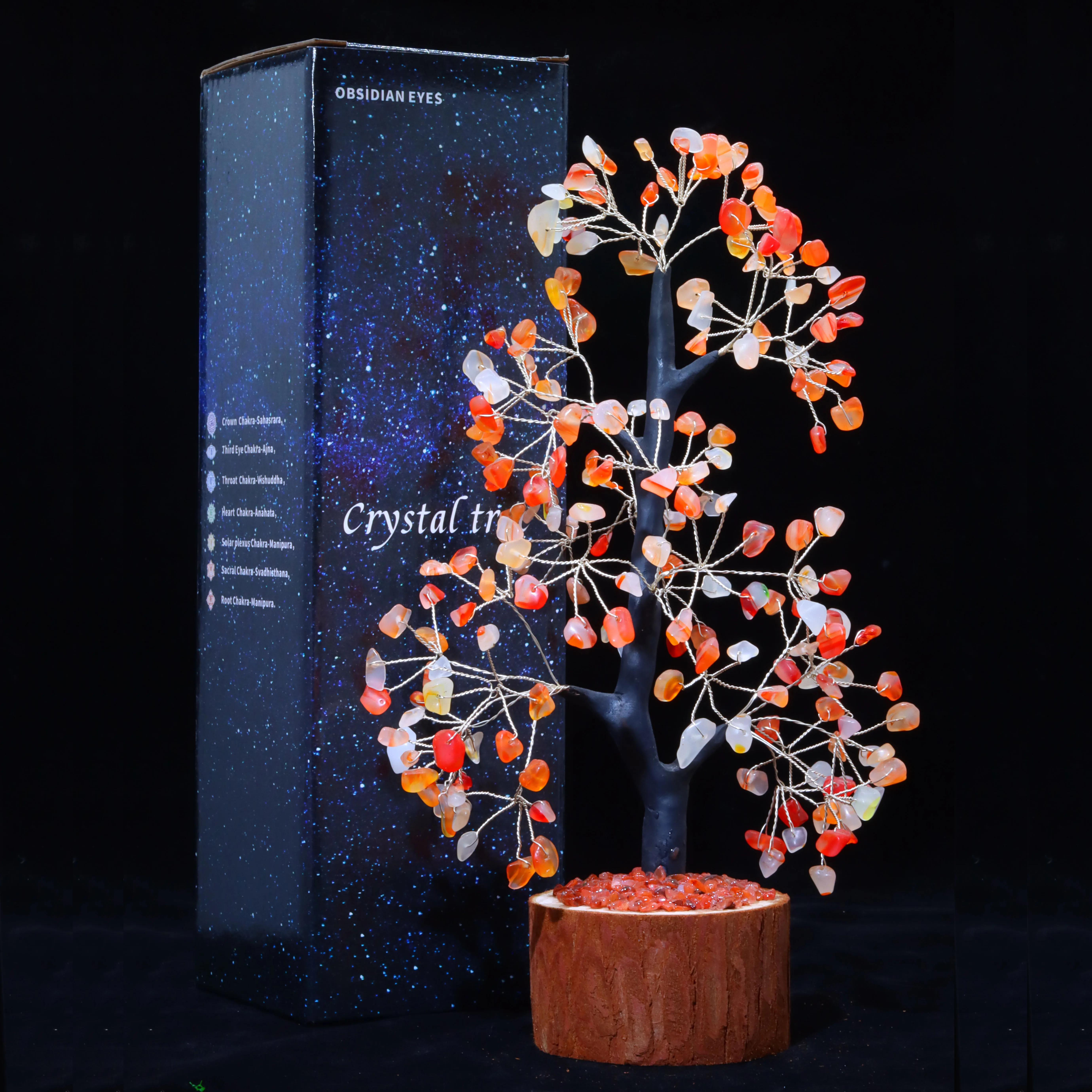  Clear Quartz Crystal Tree of Life - Chakra Tree for Positive  Energy, Feng Shui Decor - Gemstone Money Bonsai Tree, Good Luck Healing  Crystals - Meditation Stones, Spiritual Unique Gift 10-12 