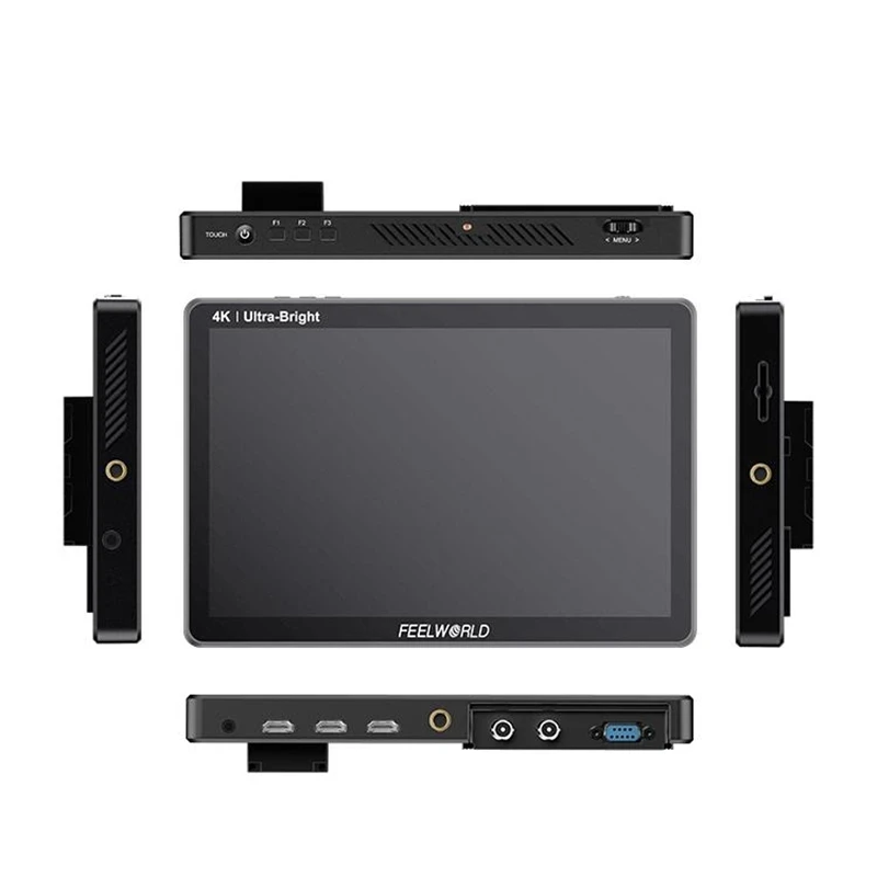 FEELWORLD LUT11S 10.1 Inch Monitor 2000nit Ultra Bright IPS Touch Screen 3DLUT 3G-SDI HDMI-Compatibled For DSLR Camera