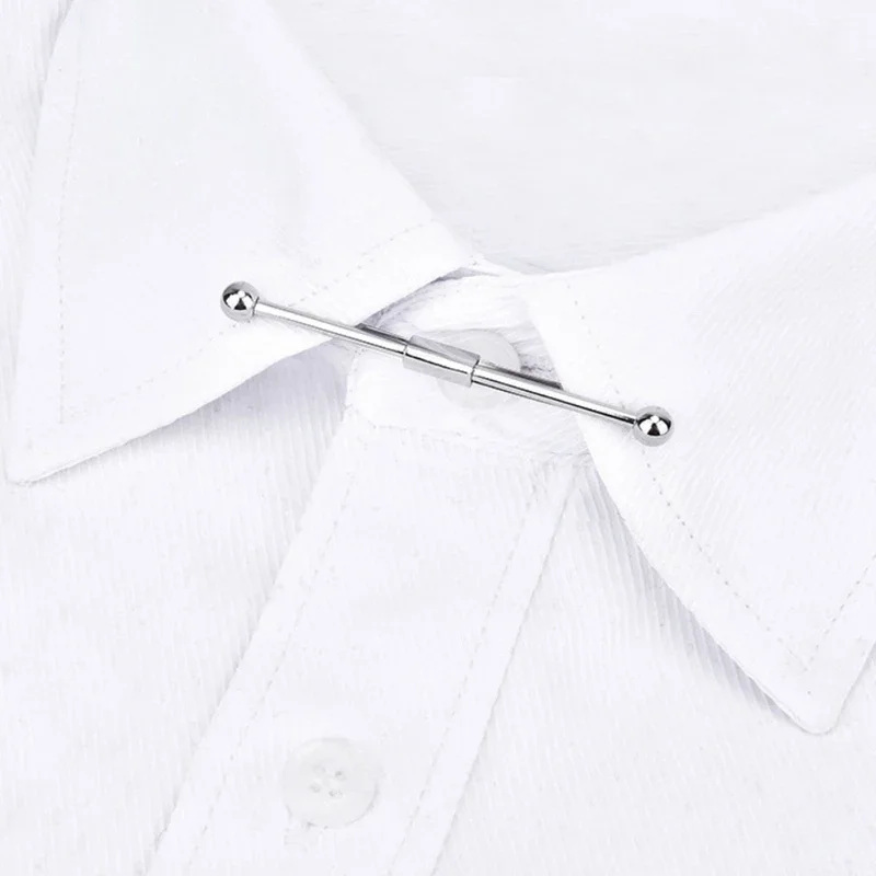 Men Metal Copper Collar Clip Shirt High-grade Non-injury Clothing Women Prevent Exposure Buckle Neckwear Clips Gifts Accessories
