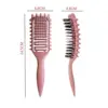 Curly Hair Brush Hollow out Curl Define Styling Brush Beard Comb Styling Detangling Brush Multi-purpose Home Styling Tools 5