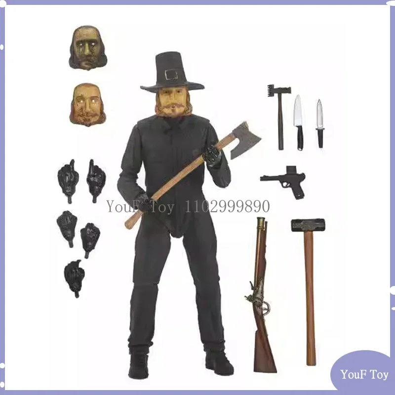 

Женская экшн-фигурка Neca45998 John Carver на День Благодарения Аниме фигурки модели кукол Коллекционная игрушка Подарки на день рождения