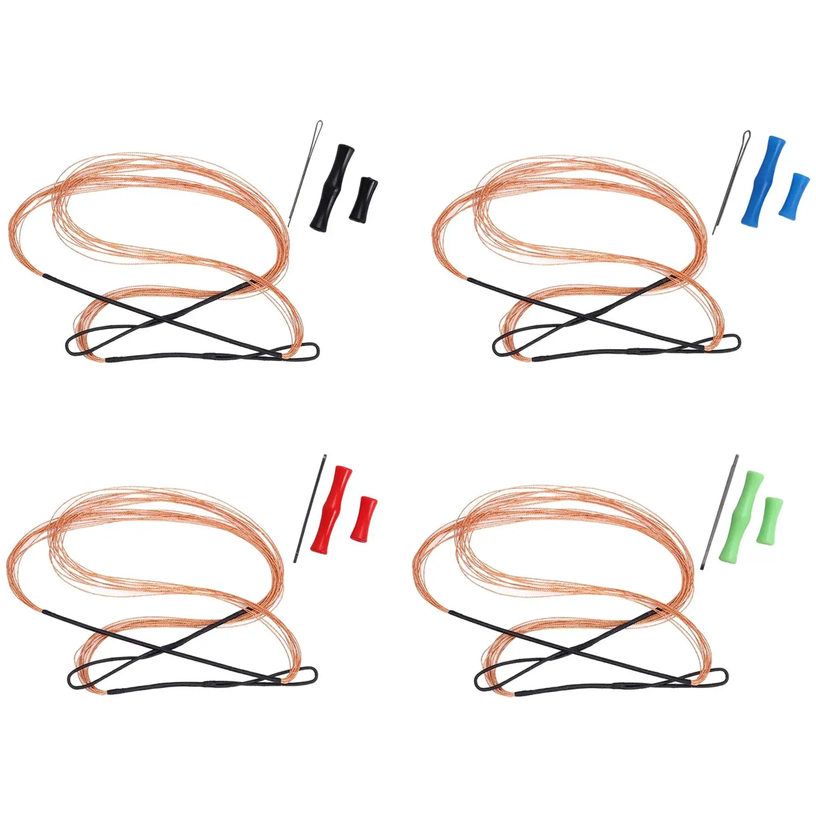 

Bow String Replacement and Hunting Bow Strings Finger Guards with Installing Tool