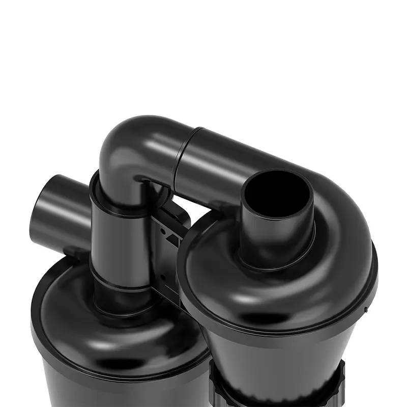 Double Filtration Cyclone Dust Collector 50mm/2'' DIY Turbocharged Woodworking Filter Industrial Separator Collector Canister - Image 5