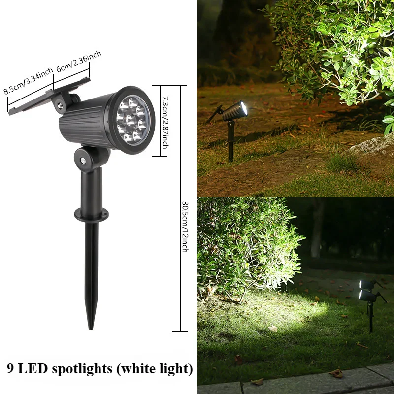 ตัวเลือกสินค้า ไฟส่องสวน LED โซลาร์เซลล์ กันน้ำ ประหยัดพลังงาน