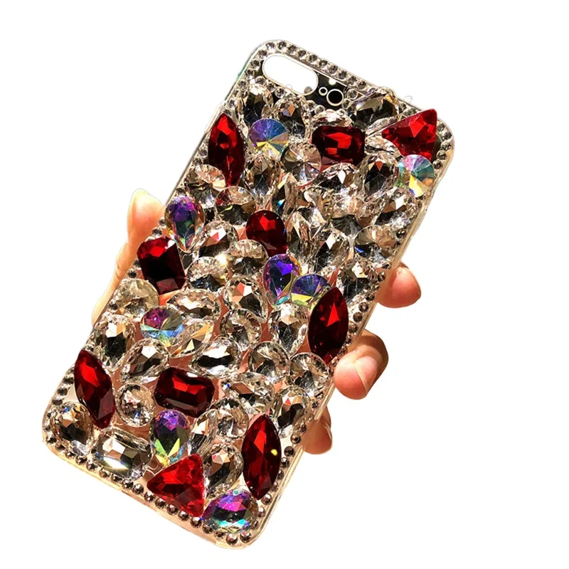 Crystal Bling Rhinestone Soft Phone Case, Luxury Cover, for Redmi 8A, 9A, 9C, 10X Pro, Note 8T, 9T, 8, 9, 10 Pro, 4G, 5G