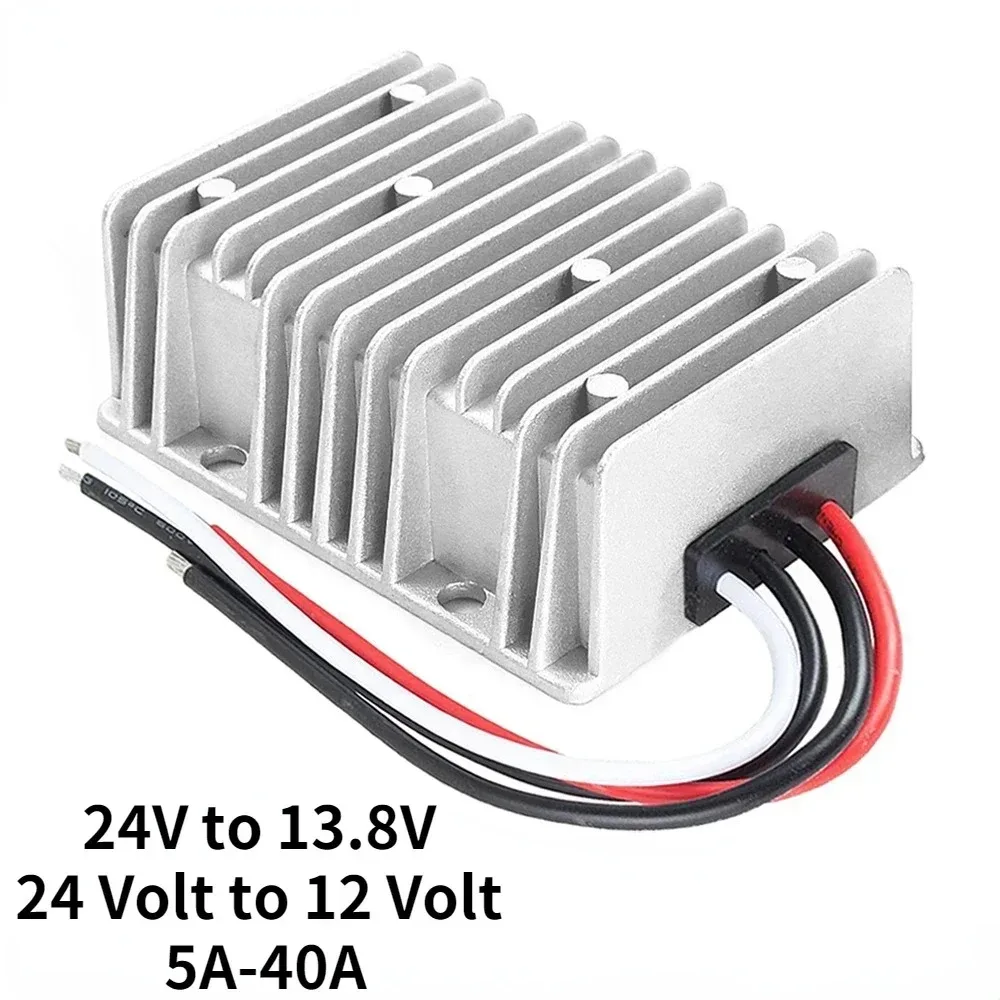 Heavy-Duty Voltage Step-Down Transformer and Converter (24V to 12V) - 40A Capacity