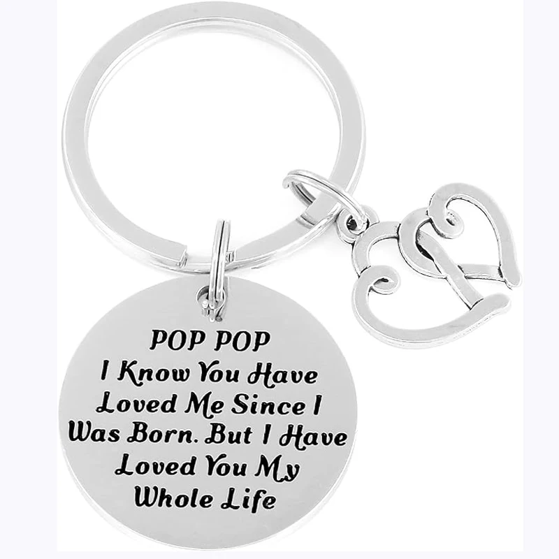 Keychain - Humorous Grandpa Gift and Keepsake Jewelry