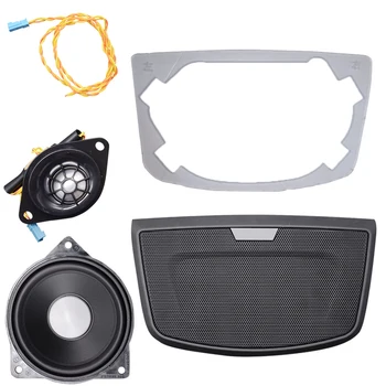 자동차 센터 콘솔 스피커 커버 키트, Bmw F30 F31 F32 F34 3GT 3 4 시리즈 대시 보드 라우드 스피커, 트위터 포함 미드레인지 스피커