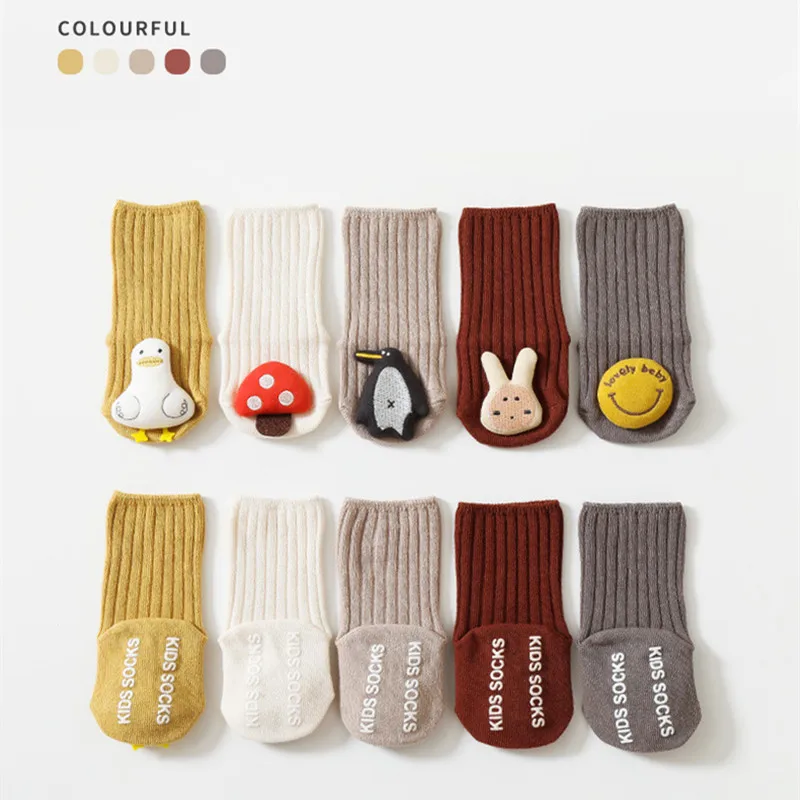 Newborn Baby Socks Cute Animal Socks Infant Kid Cotton Toddlers Leg Warmers Knee Soft Long Baby Socks For Girls Boy 3