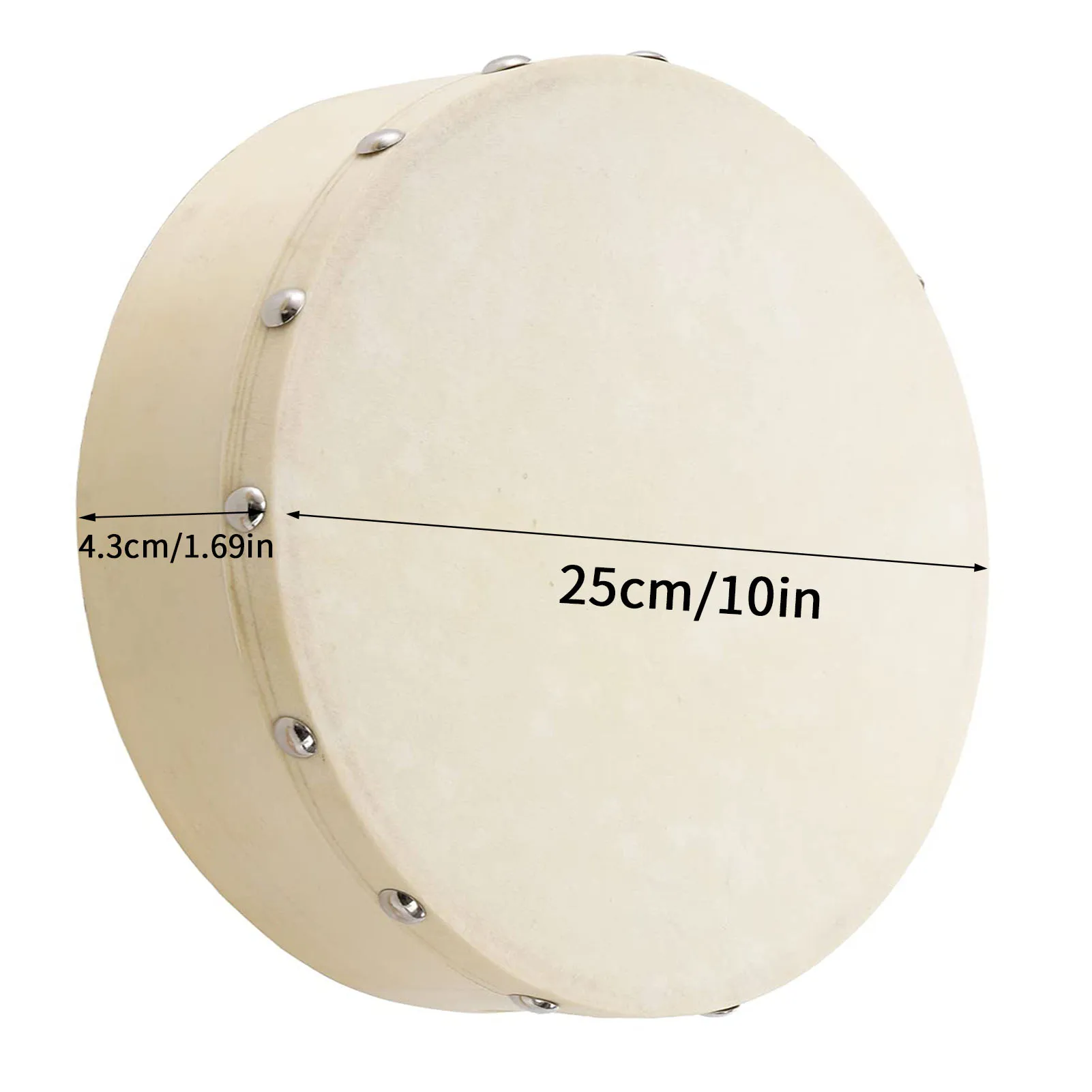 Hand Drum Musical Drum Percussion Instrument Wood Set Musical Instrument With Stick Educational Percussion