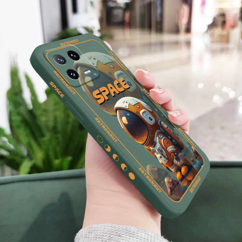 Interstellar Explorer Liquid Silicone Phone Case