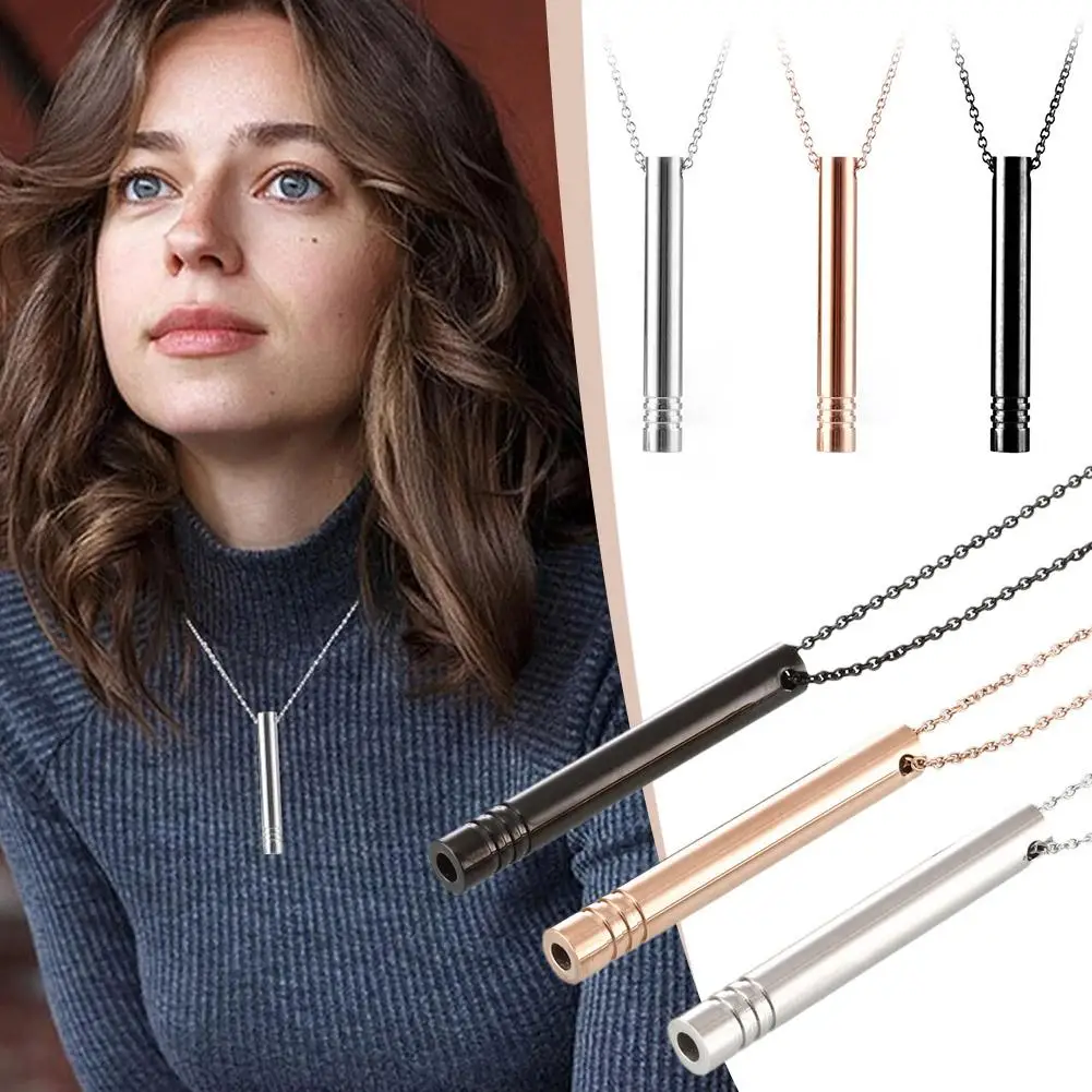 StressReliefMindfulBreathingNecklaceQuitSmokingCalmHarmonyAnti