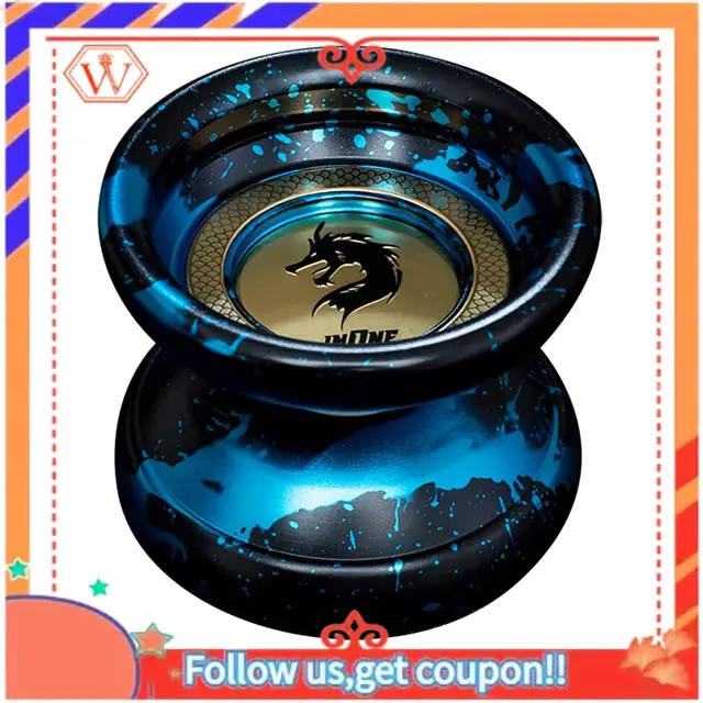 Durable Professional Butterfly Yoyo Alloy Responsive Yoyo 10 Ball Bearing Yoyo For Advanced Player With 10 Strings 5