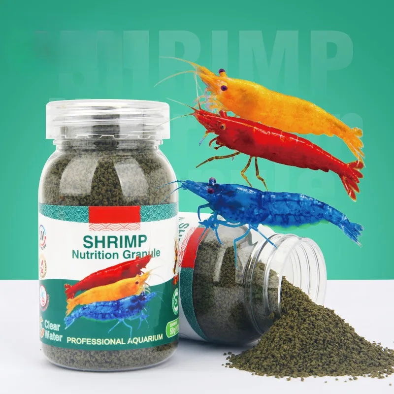 Alimento Ornamental para camarones, alimento especial para camarones, concha negra de cristal, cangrejo, nutrición de Color mejorada, 100ML, 50g 2