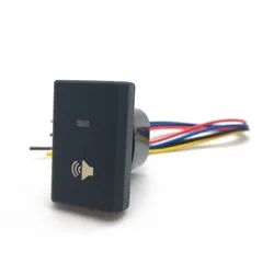 Blue LED Light Bar Switch Button with Radar and Camera Controls (Horn)