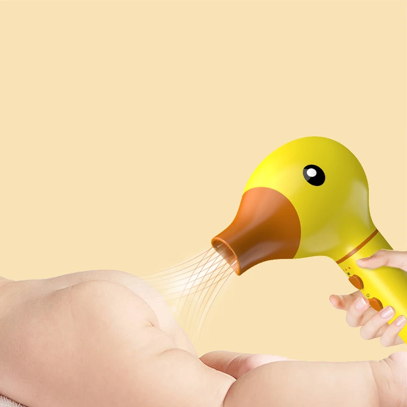 Children's wireless electric hair dryer with duck shaped baby silent constant temperature hair dryer