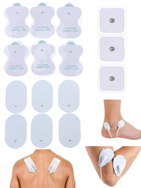 electrodos tens premium quality replacement tens gel pad for tens machine  pulse massager muscle stimulator therapy machine - AliExpress