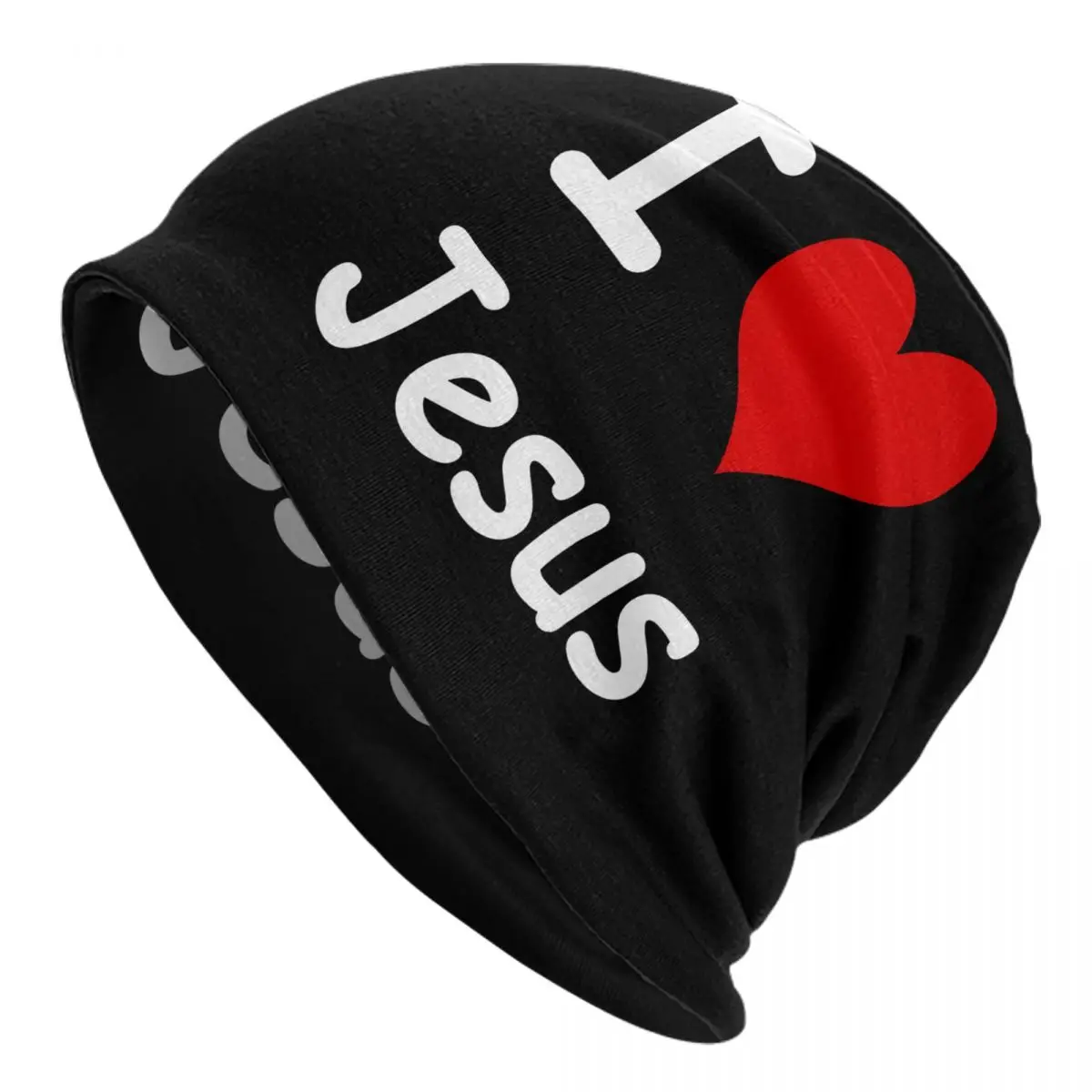 

Вязаная шапка унисекс «Я люблю Иисуса», для мужчин и женщин