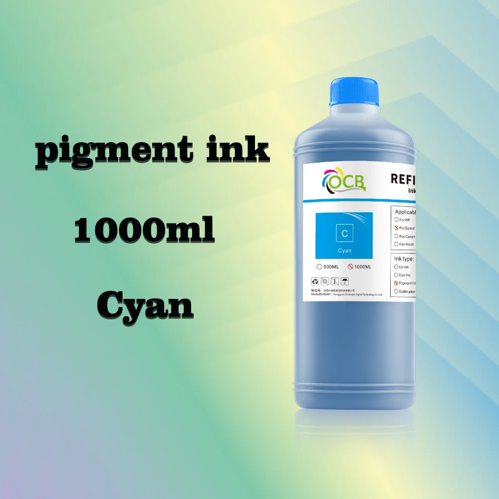 1000ML Waterproof Pigment Ink For Epson P6000 P7000 P8000 P9000 P6080 P7080 P8080 P9080 Inkjet Printer (11 Color Available)