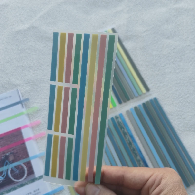 6Packs Stationery Bookmark Planner Stickers Self Adhesive Loose-leaf Memo Pad Page Markers Paper Flags Tabs Stickers Index 3