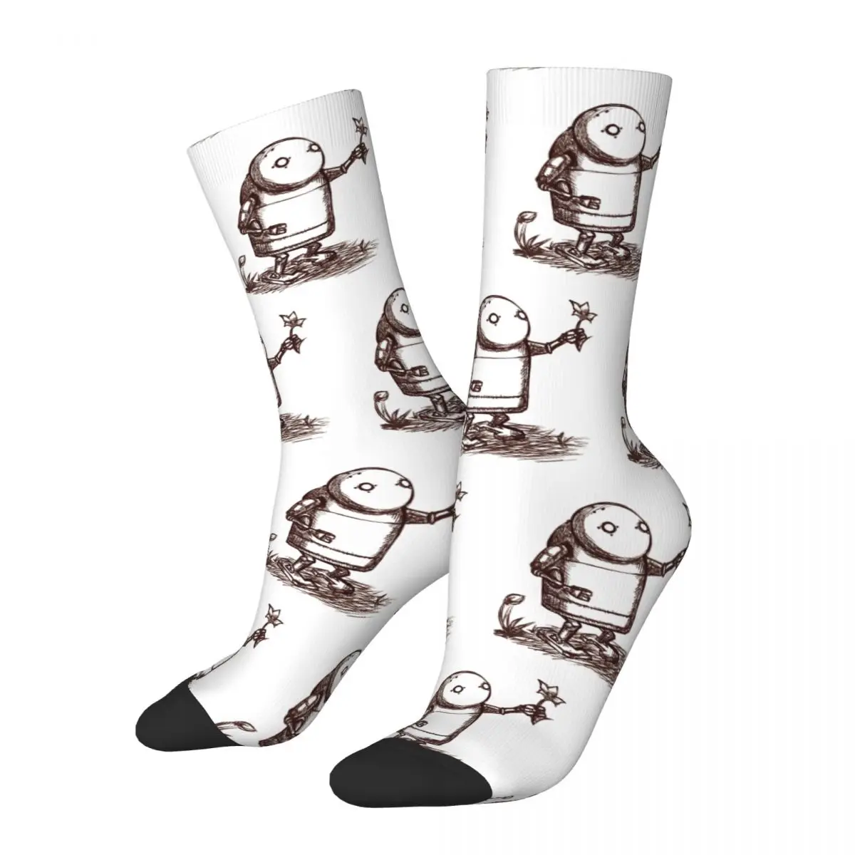 

Cozy Women Men Socks NieR Automata Robot Cosplay Game Product Cute gamer Sport Socks All Seasons