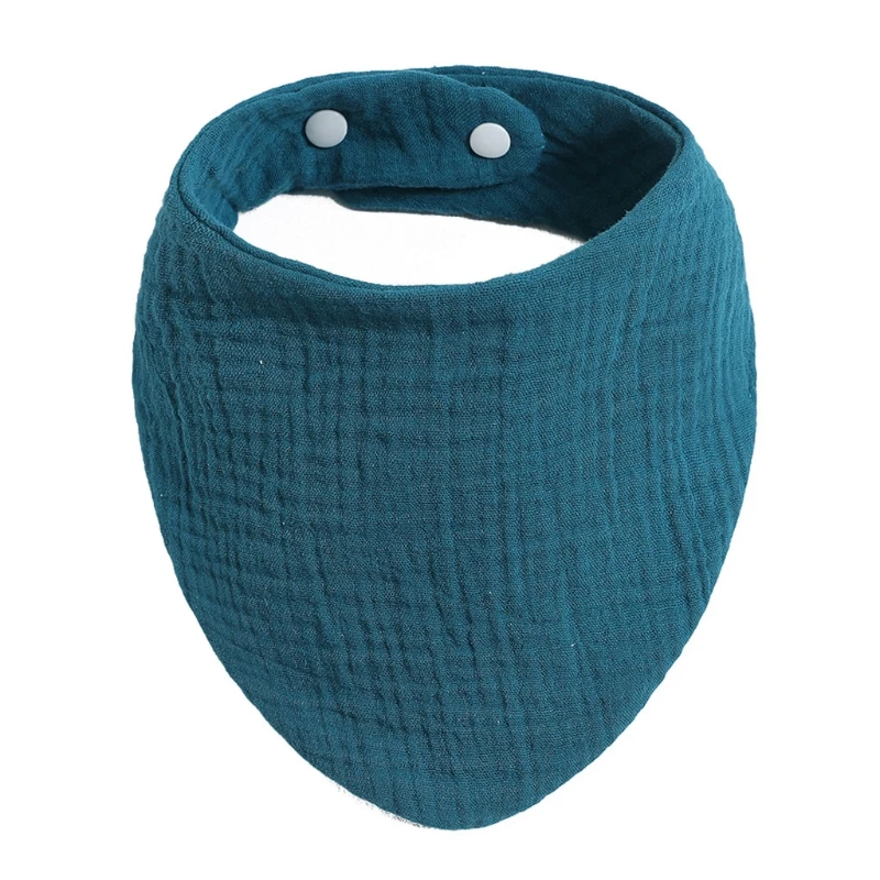 Organic Cotton Muslin Baby Bandana Bib - Soft & Absorbent Scarf