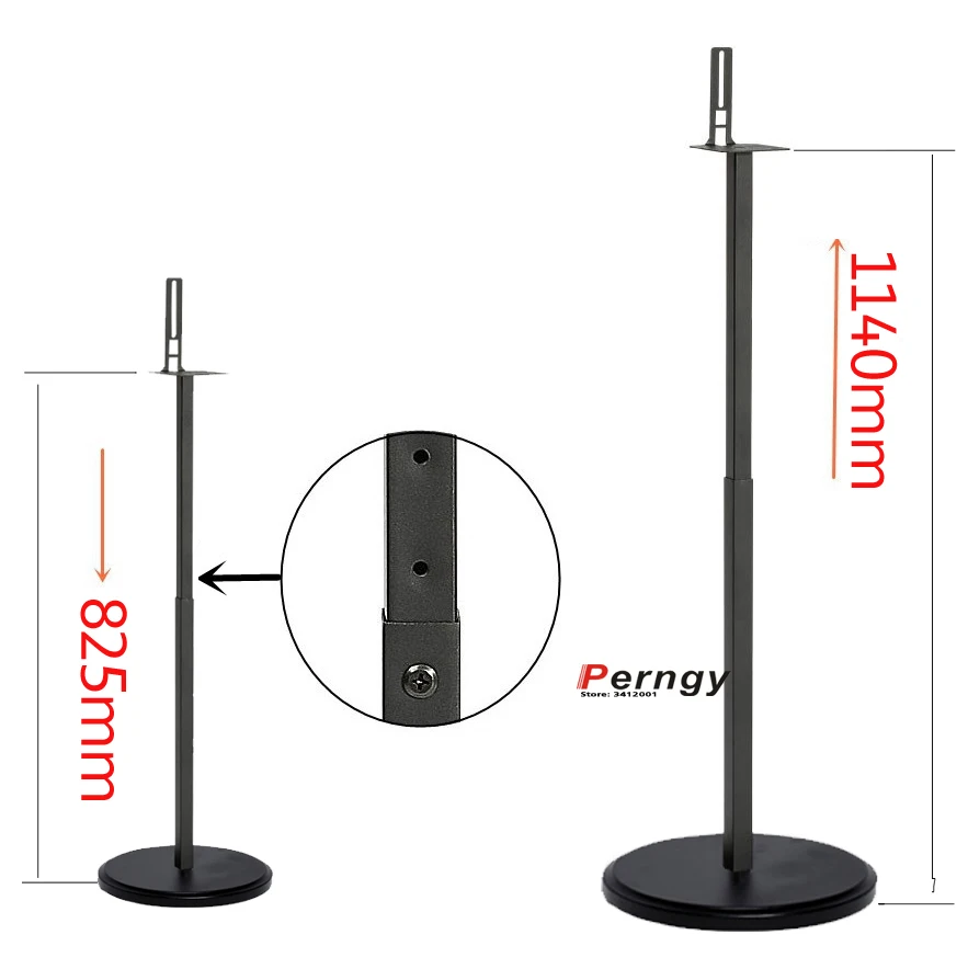 Columna redonda SF10L 82,5 cm-114cm, base ajustable, sonido envolvente, pantalla de altavoz, soporte de suelo, Q930, Q990B, Q30B, Q90B, 9500S, 1 par = 2 piezas