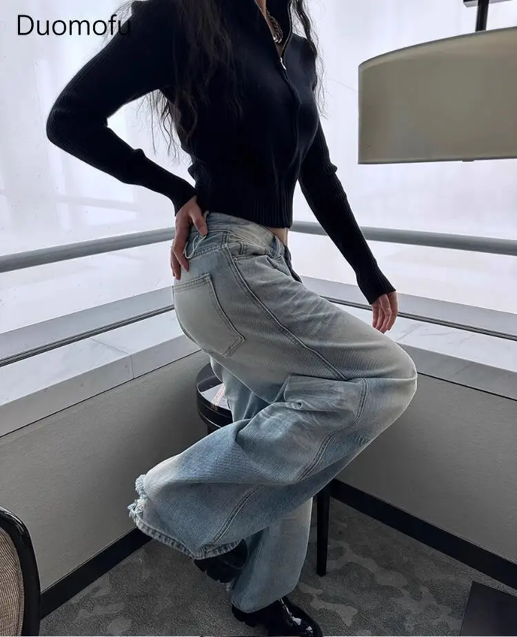 Рисунок 5 - Duomofu Джинсы-багги женские классические