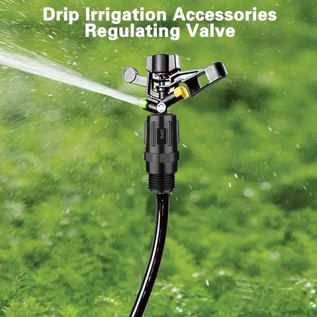 Víznyomás -Szabályozó Szelep 25 Psi Egyszerű Beszerelés Nyomáscsökkentő Alacsony Áramlású Csepp Öntözőrendszer Kerti Kellékek - Image 4